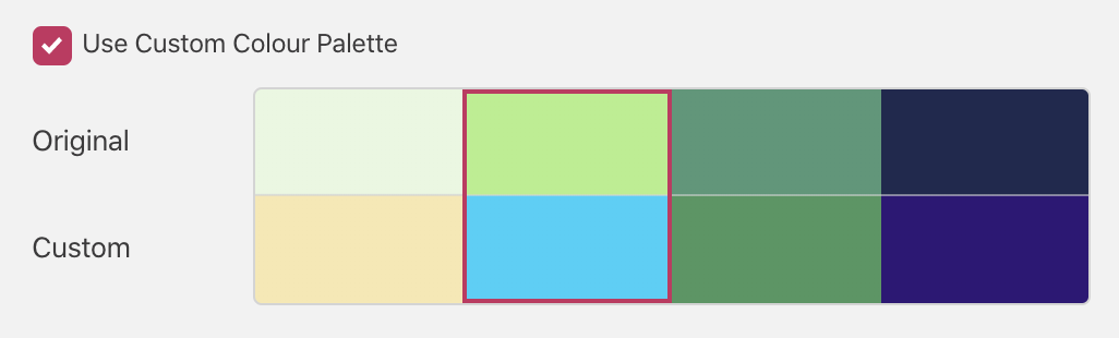 develop color palette from image